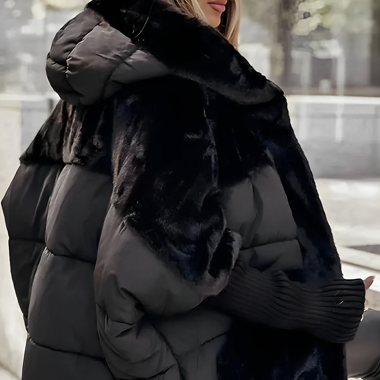 Warm Padded Down Women's Winter Coat