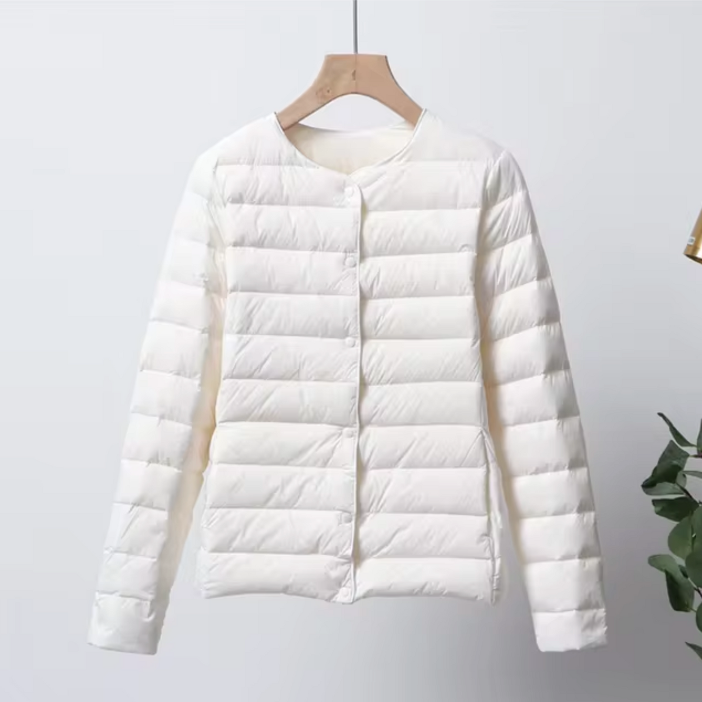 Slim Women's Down Filled Warm Winter Coat - OutfitLondon