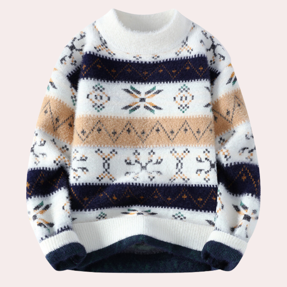 Men's Traditional Textured Sweatshirt