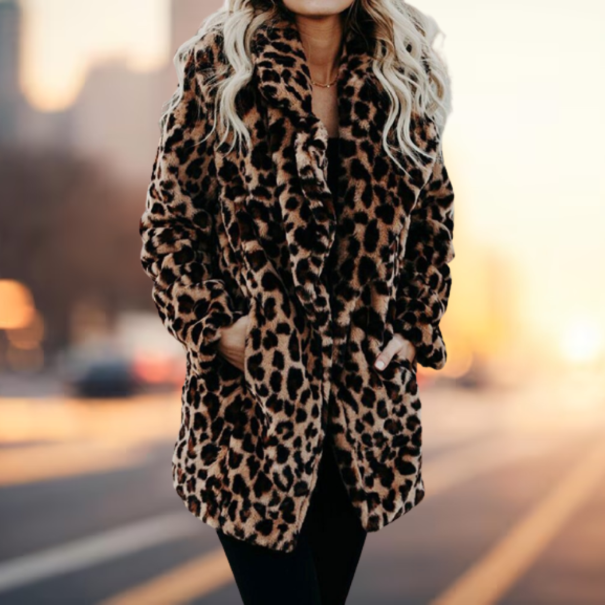 Soft Women's Faux Fur Warm Winter Coat - OutfitLondon