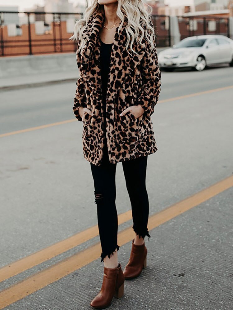 Soft Women's Faux Fur Warm Winter Coat