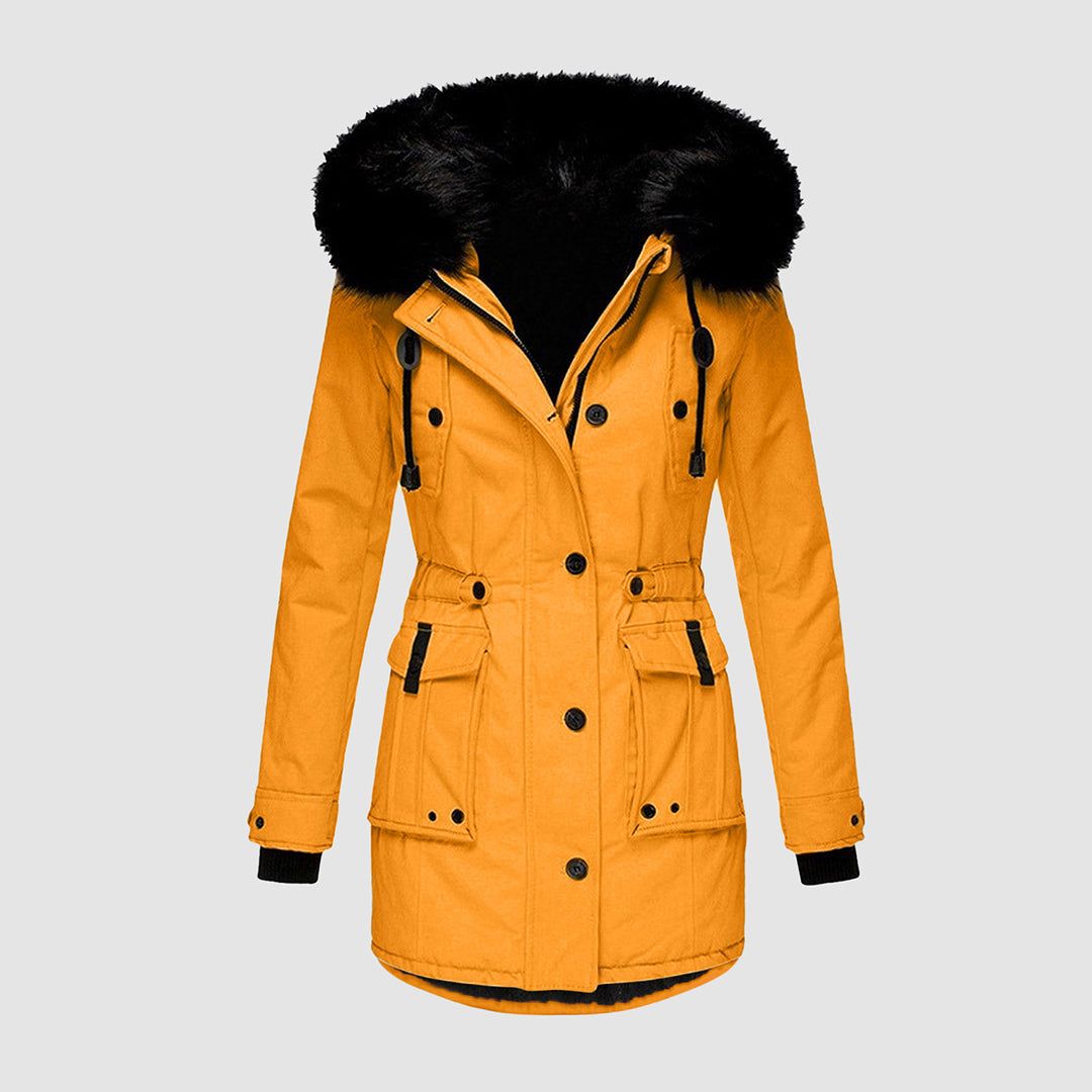Waterproof Women's Insulated Hooded Parka Jacket - OutfitLondon