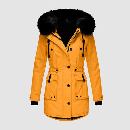 Waterproof Women's Insulated Hooded Parka Jacket - OutfitLondon