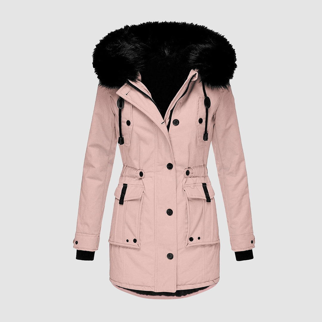 Waterproof Women's Insulated Hooded Parka Jacket