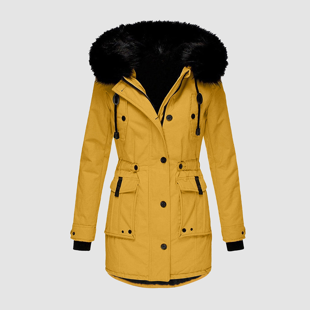 Waterproof Women's Insulated Hooded Parka Jacket