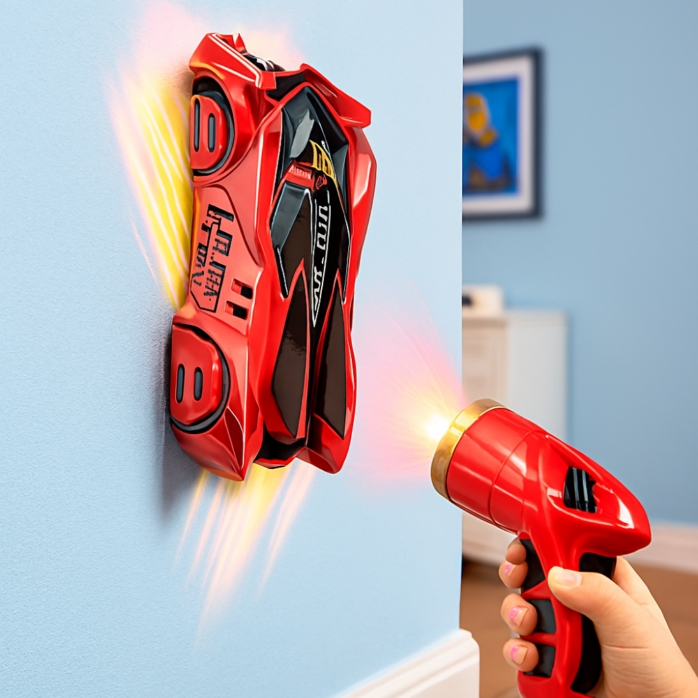 Voiture Télécommandée LED Jouet Enfant Stunt RC Mur