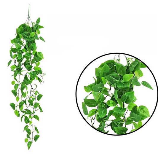 Natural Faux Hanging Ivy Wall Decoration - OutfitLondon
