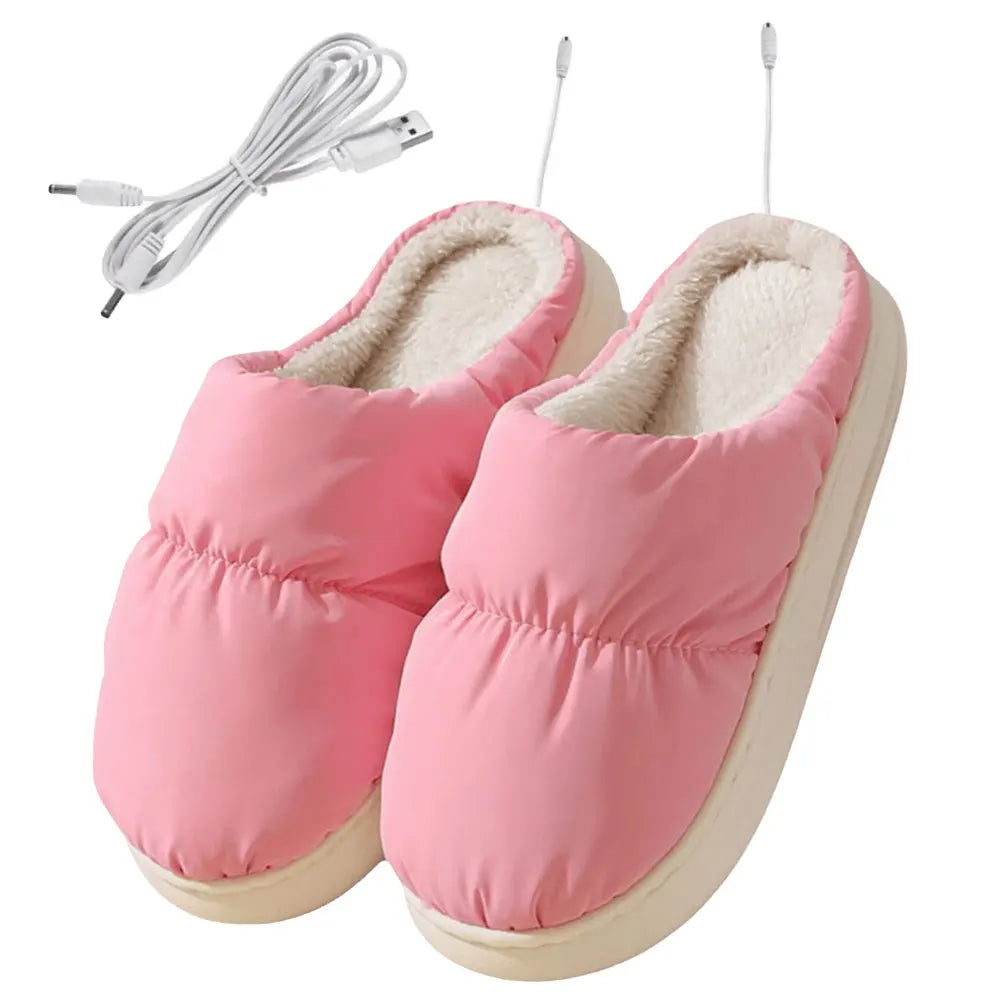 SoftHeat Electric Heated Slippers for Cold Winter Feet