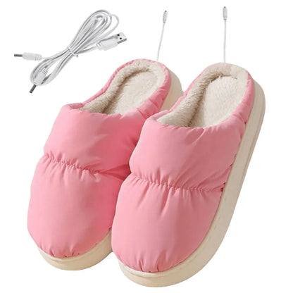 SoftHeat Electric Heated Slippers for Cold Winter Feet