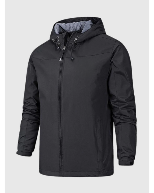 Waterproof Men's Hooded Coat - OutfitLondon
