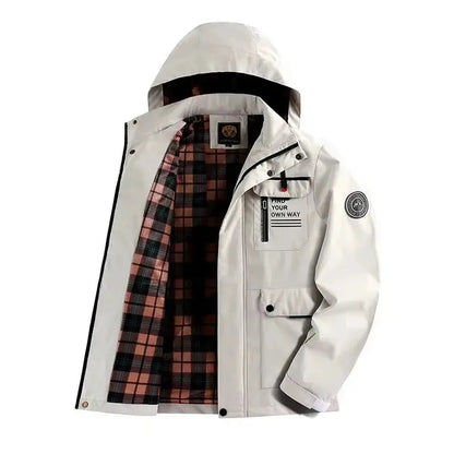 Rainproof Mens Insulated Parka Coat