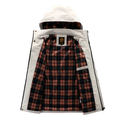 Rainproof Mens Insulated Parka Coat