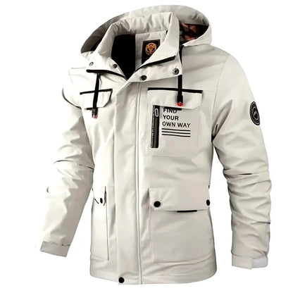 Rainproof Mens Insulated Parka Coat - OutfitLondon