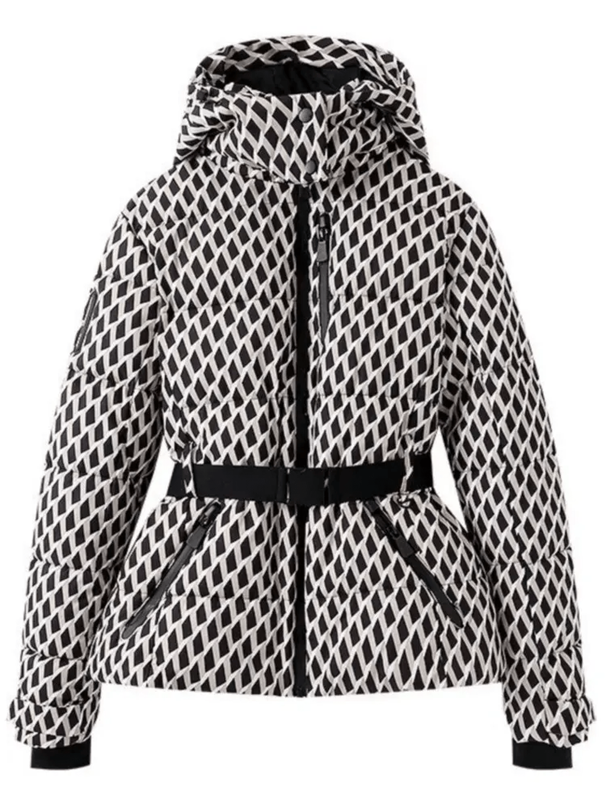 Insulated Waterproof Snow Jacket With Adjustable Waist