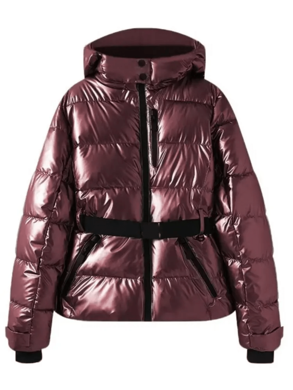 Insulated Waterproof Snow Jacket With Adjustable Waist