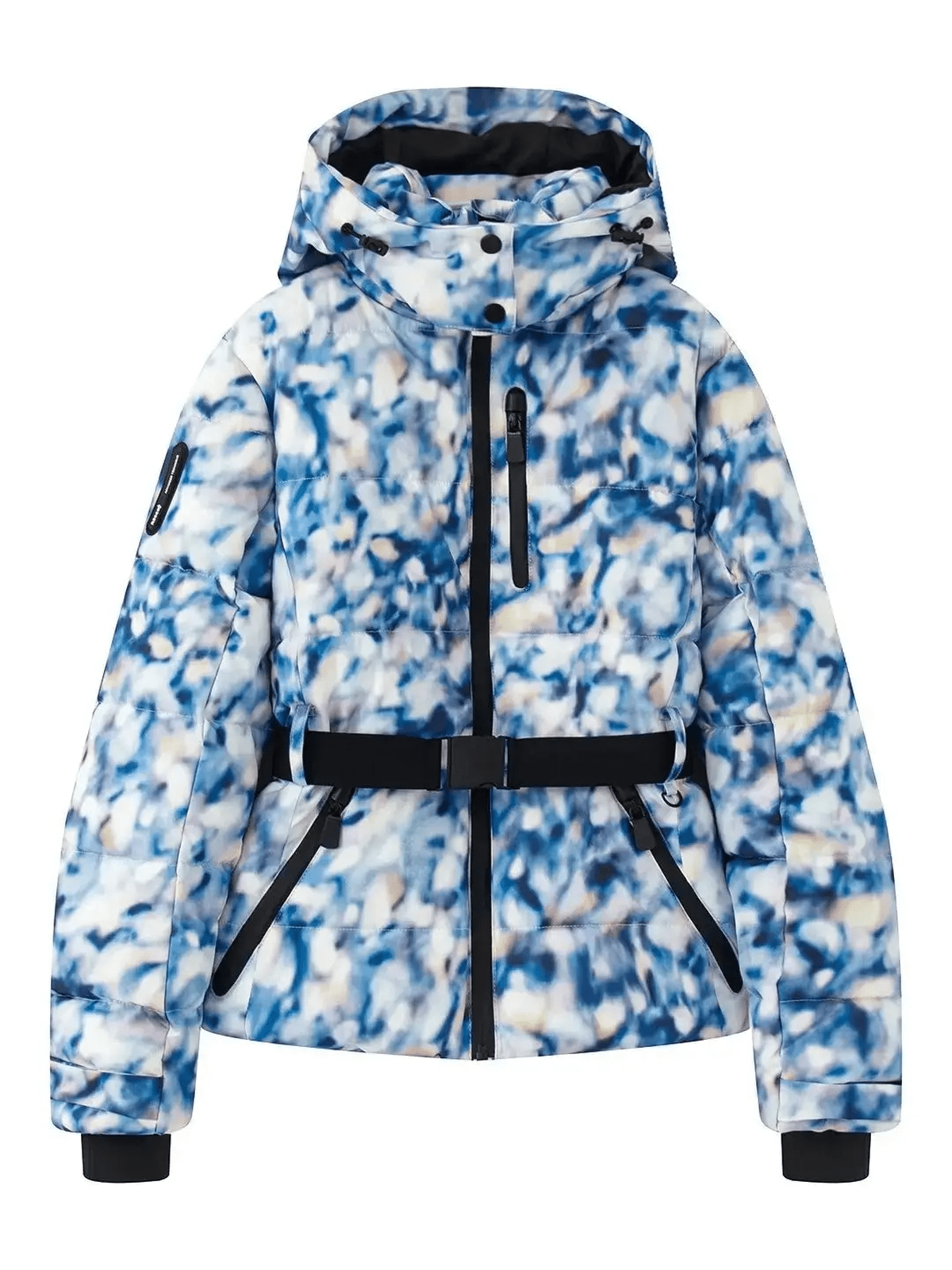 Insulated Waterproof Snow Jacket With Adjustable Waist