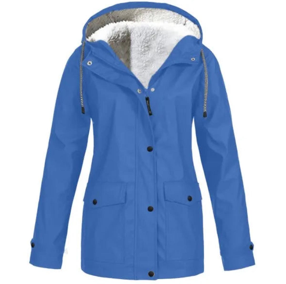 Thermal Waterproof Jacket With Hooded Parka Design