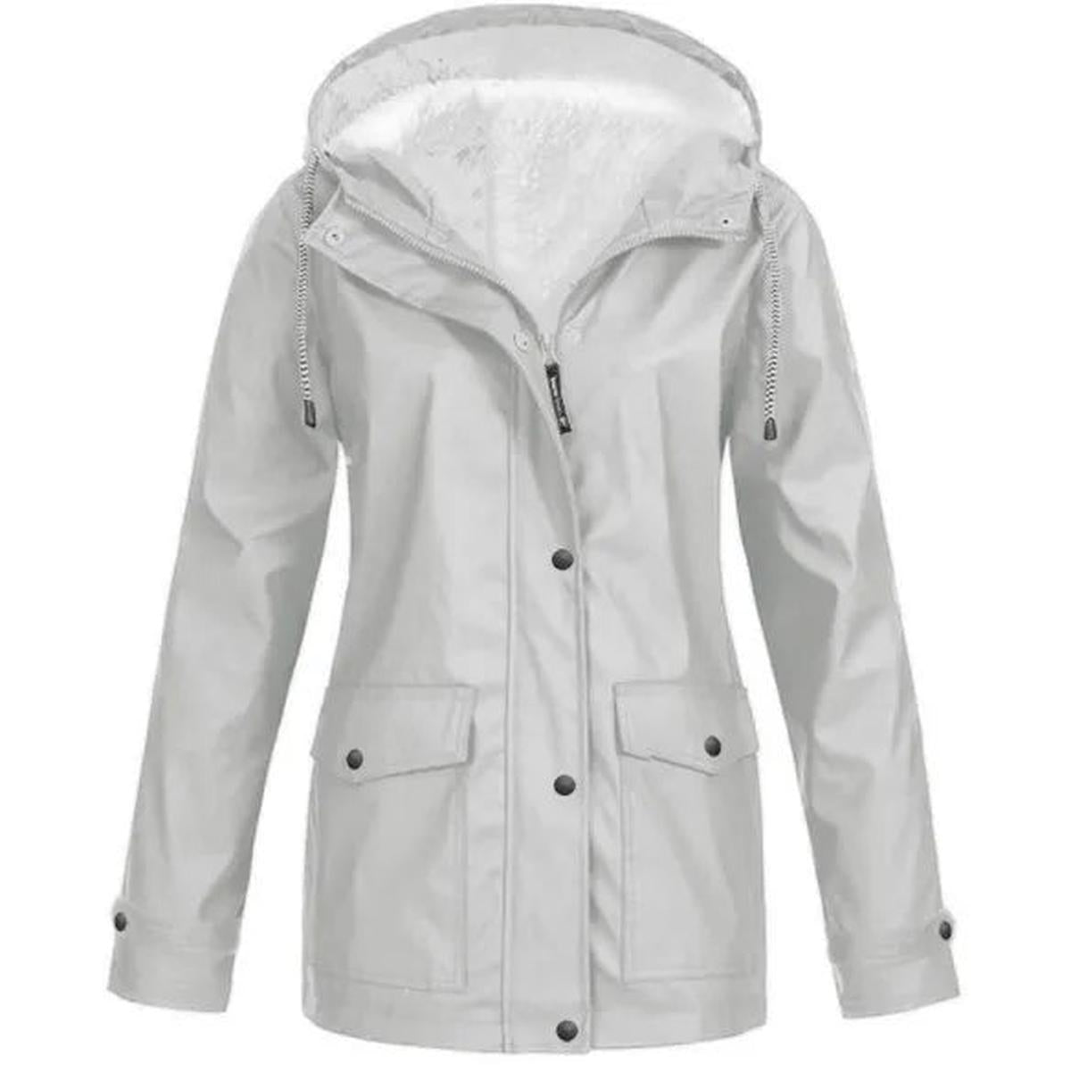 Thermal Waterproof Jacket With Hooded Parka Design