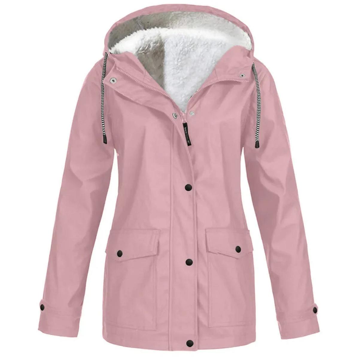 Thermal Waterproof Jacket With Hooded Parka Design