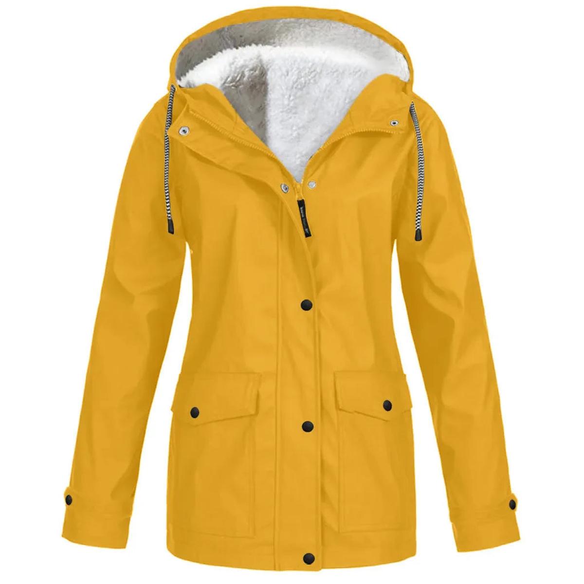 Thermal Waterproof Jacket With Hooded Parka Design