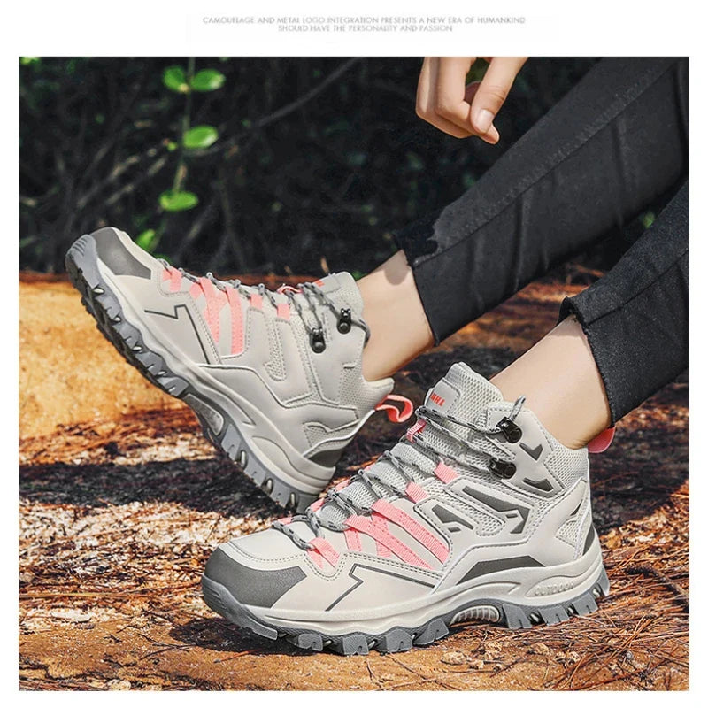 Tough Outdoor Hiking Boots - Waterproof & Comfortable