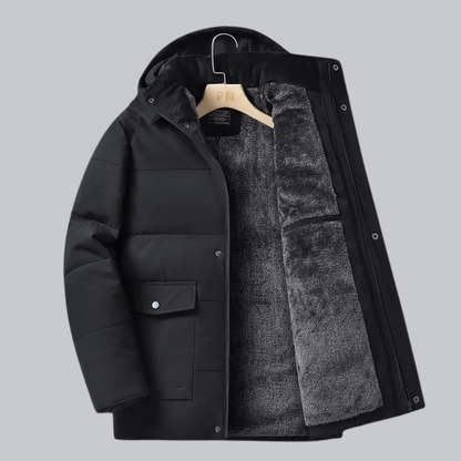 Waterproof Insulated Removable Hood Jacket - OutfitLondon