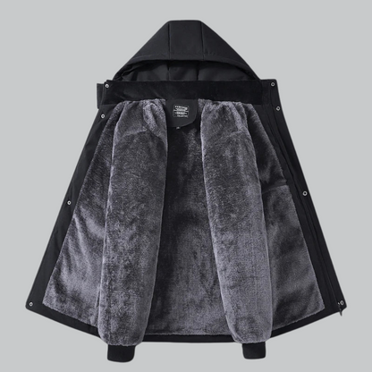 Waterproof Insulated Removable Hood Jacket