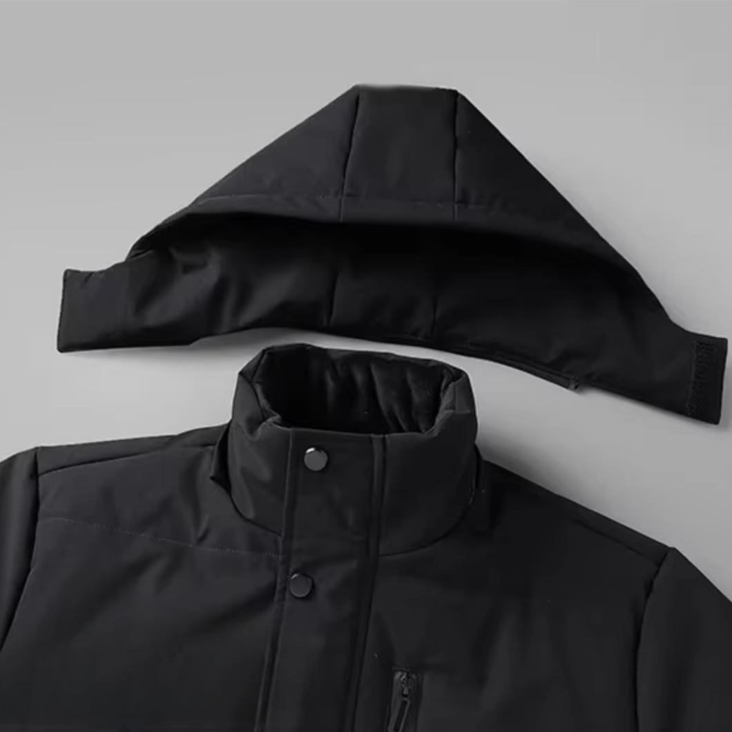 Waterproof Insulated Removable Hood Jacket