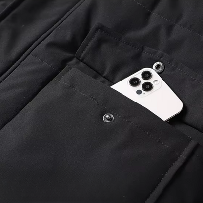 Waterproof Insulated Removable Hood Jacket