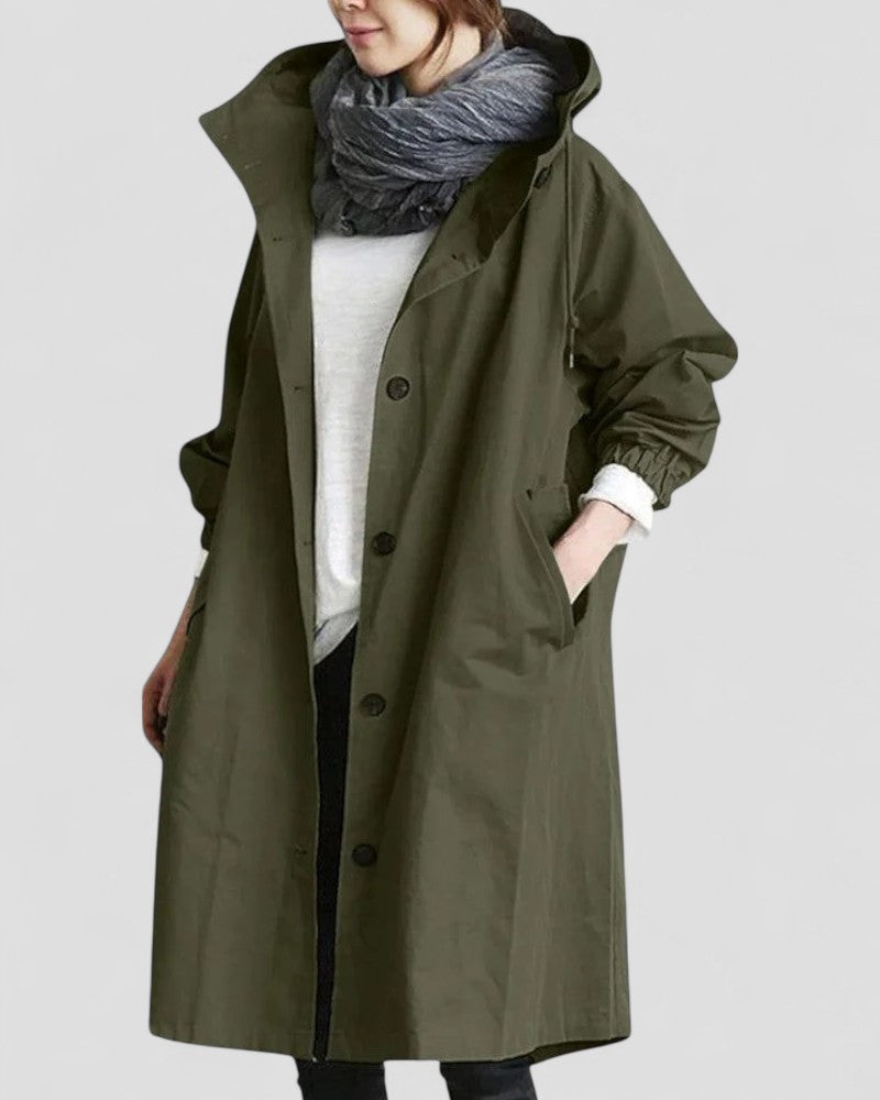 Ladies Classic Waterproof Parka Coat - OutfitLondon