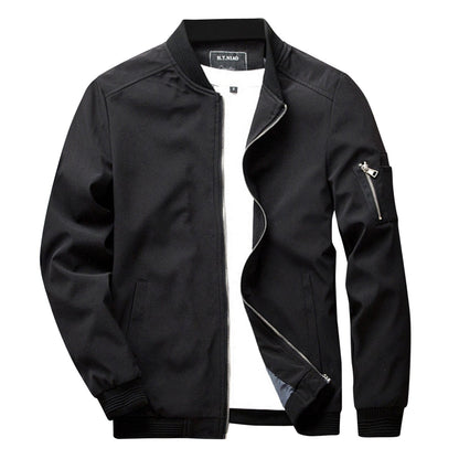Slim Fit Men's Lightweight Bomber Jacket