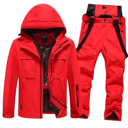 Warm Winter Ski Snowsuit Set for Men - OutfitLondon