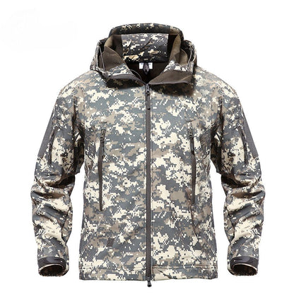 Warm Waterproof Mens Fleece Coat