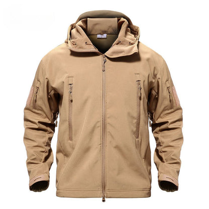 Warm Waterproof Mens Fleece Coat