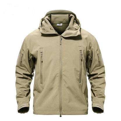 Warm Waterproof Mens Fleece Coat