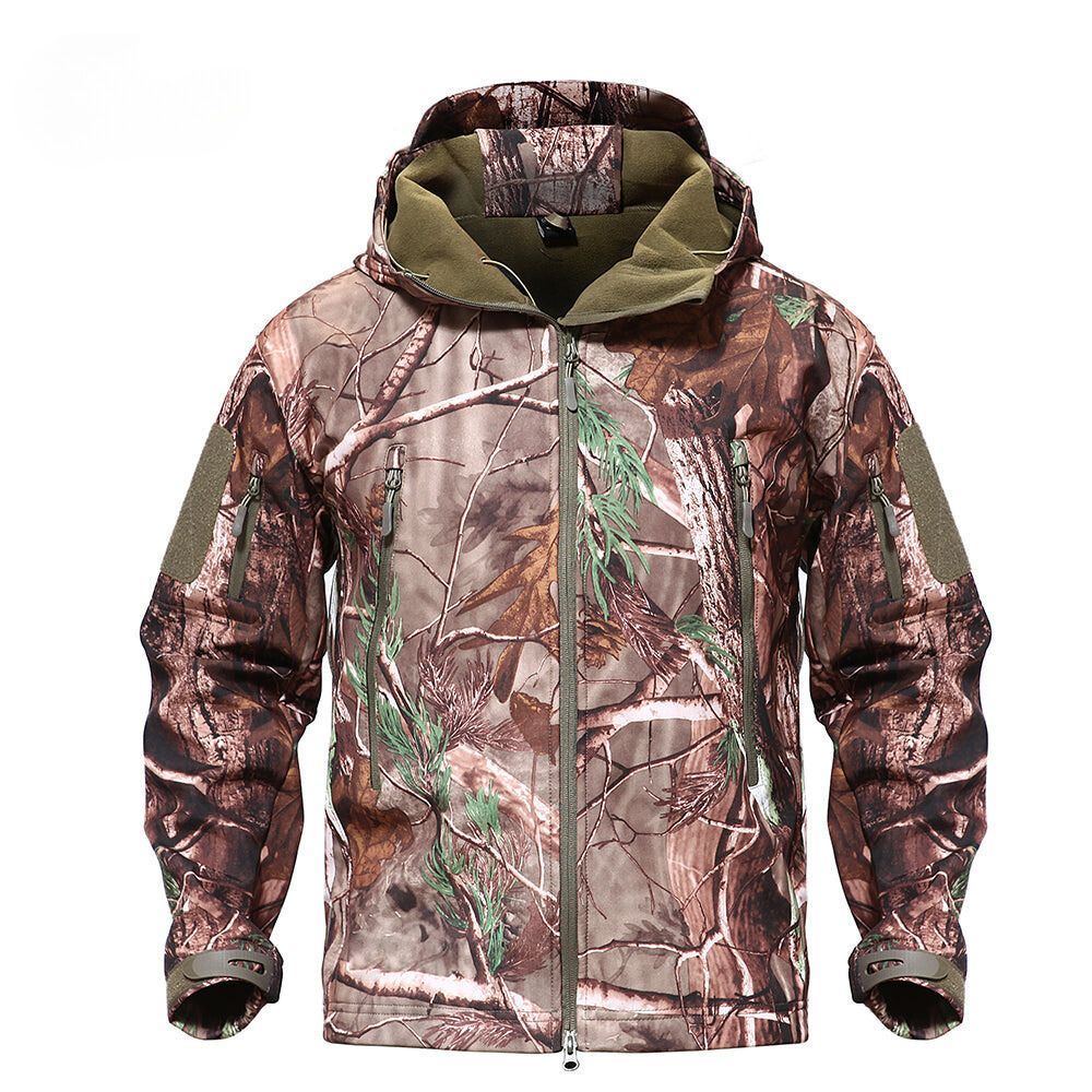 Warm Waterproof Mens Fleece Coat