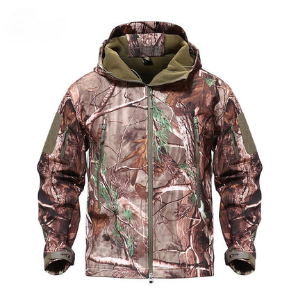 Warm Waterproof Mens Fleece Coat