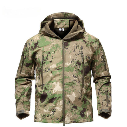 Warm Waterproof Mens Fleece Coat