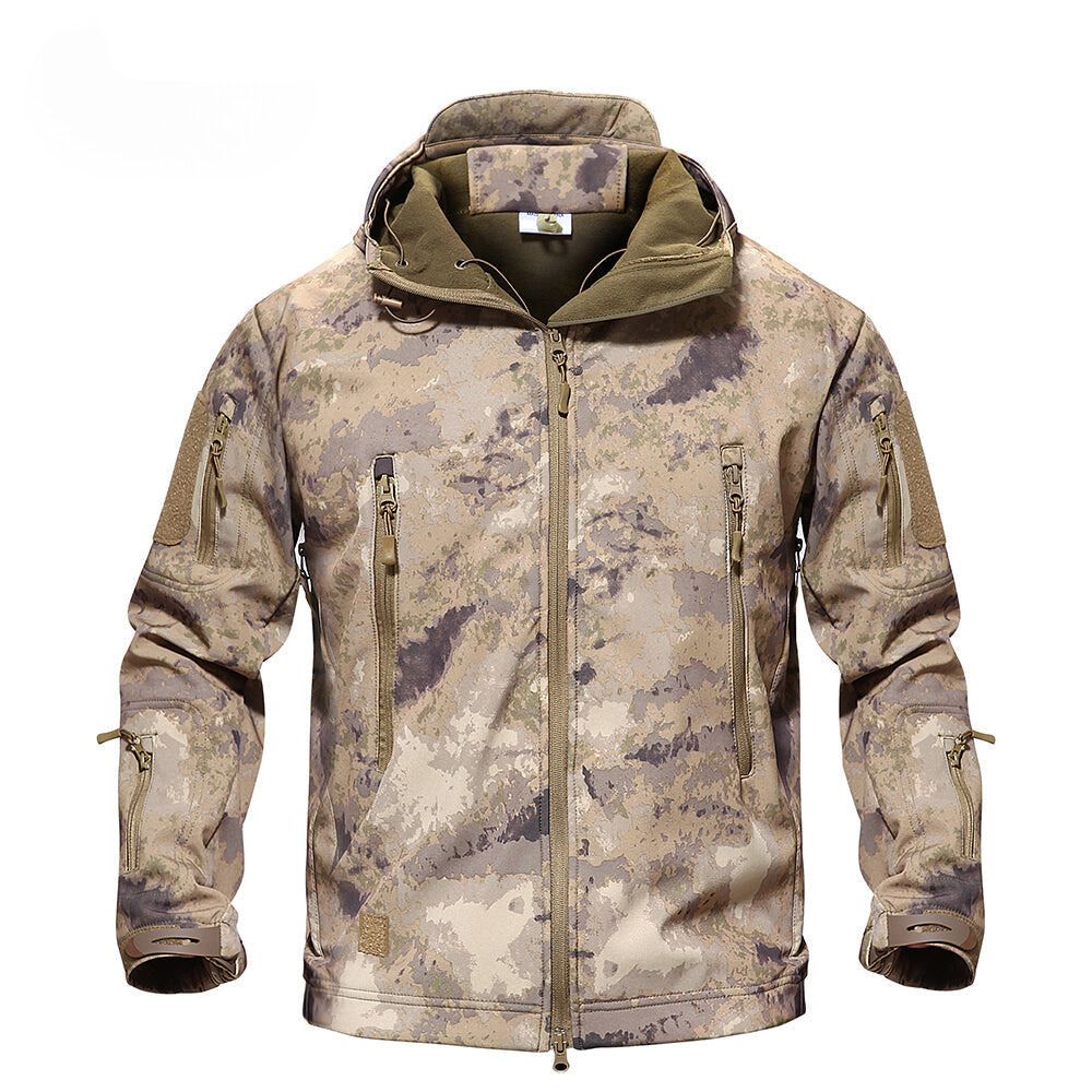 Warm Waterproof Mens Fleece Coat
