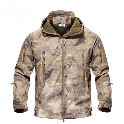 Warm Waterproof Mens Fleece Coat