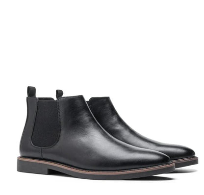 Classic Mens Brown Leather Boot Daily Shoes