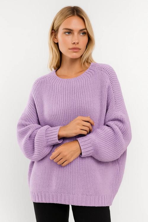 Women's Cozy Airy Knit Oversized Sweater