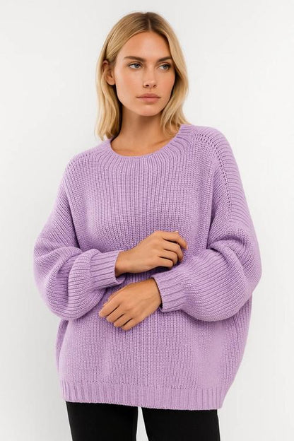 Women's Cozy Airy Knit Oversized Sweater