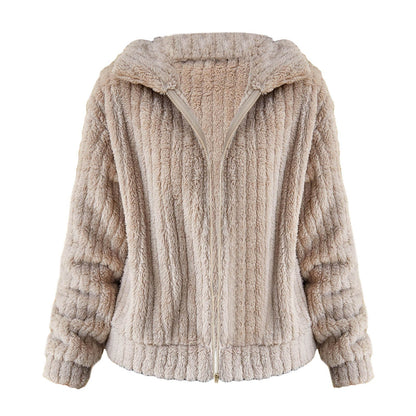 Warm Women's Fuzzy Winter Coat