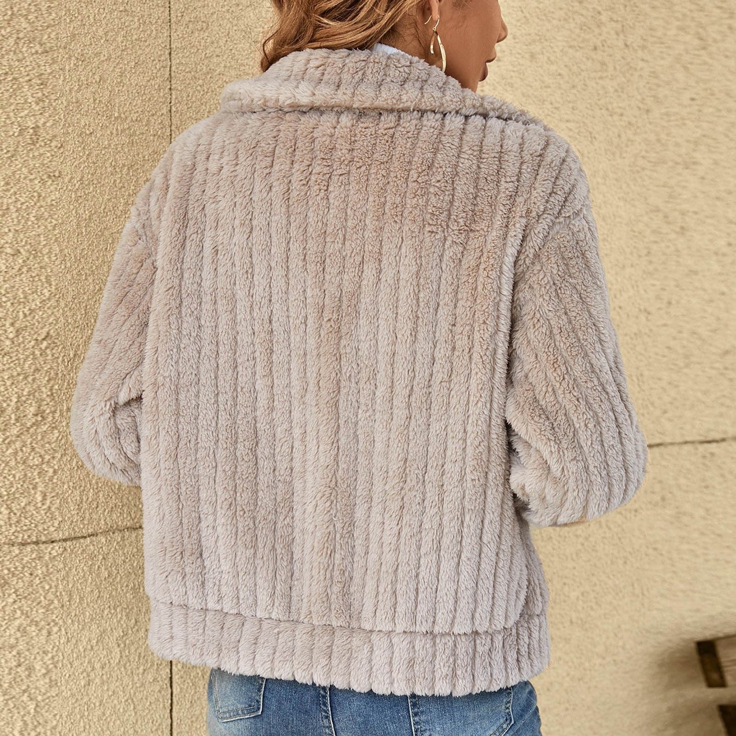 Warm Women's Fuzzy Winter Coat