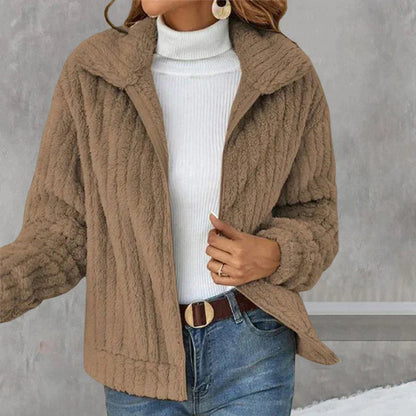 Warm Women's Fuzzy Winter Coat