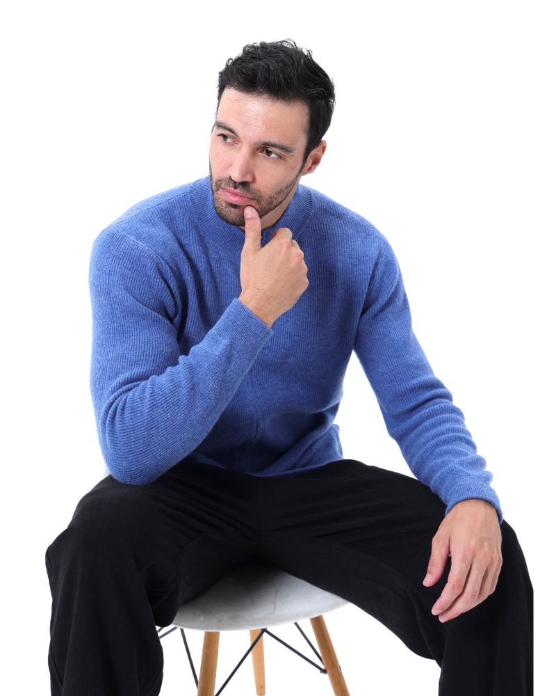 Cozy Men's Autumn Zip Cardigan Sweater