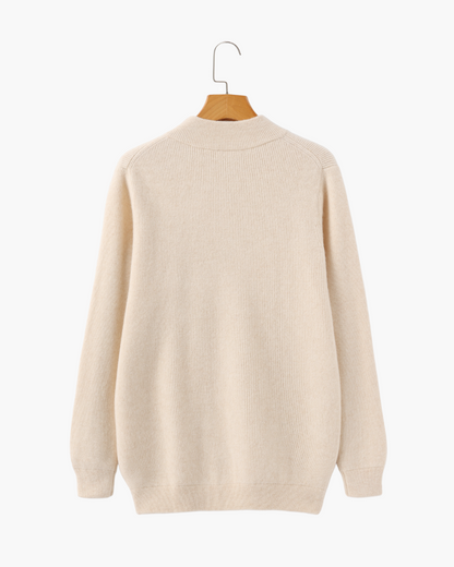 Cozy Men's Autumn Zip Cardigan Sweater
