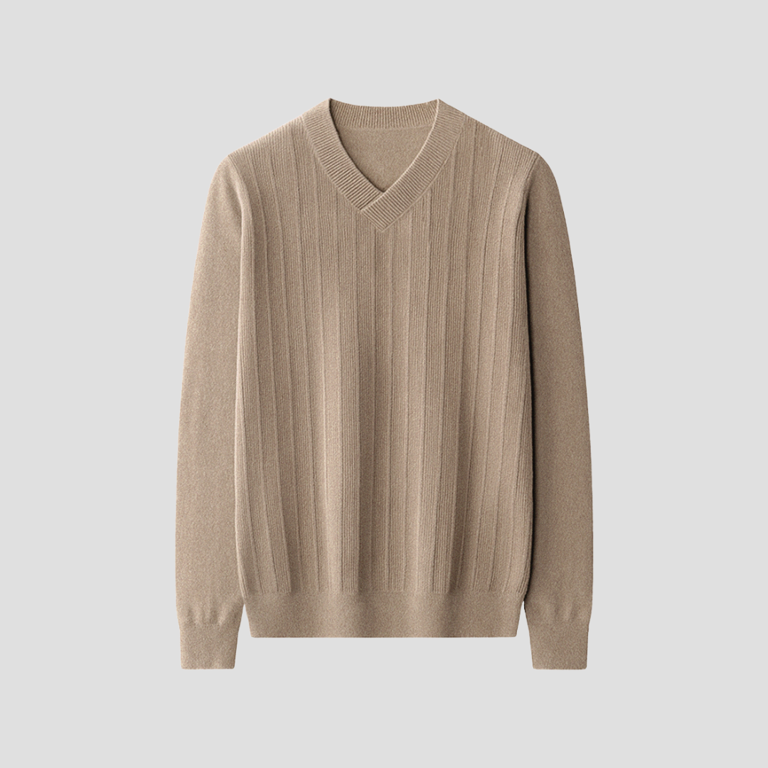 Men's Vintage Crew Neck Knit Sweater