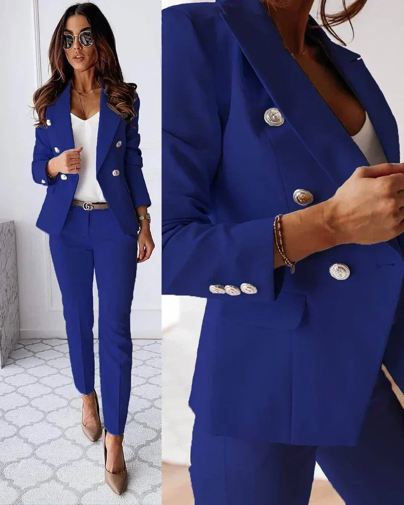 Timeless Fit Ladies' Business Jacket with Pants